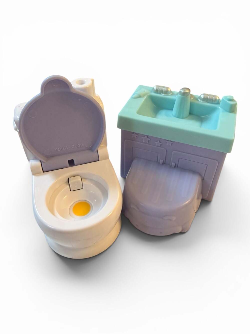 Fisher-Price Little People Babies Love & Care Bathroom Toilet and Sink